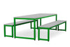 Dining Table & Bench Set - Grey Tops Dining Table & Bench Set - Grey Tops | ee-supplies.co.uk