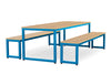 Dining Table & Bench Set - Oak Tops Dining Table & Bench Set - Oak Tops | ee-supplies.co.uk