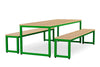 Dining Table & Bench Set - Oak Tops Dining Table & Bench Set - Oak Tops | ee-supplies.co.uk