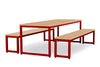 Dining Table & Bench Set - Oak Tops Dining Table & Bench Set - Oak Tops | ee-supplies.co.uk