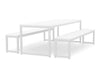 Dining Table & Bench Set - White Tops Dining Table & Bench Set - White Tops | ee-supplies.co.uk