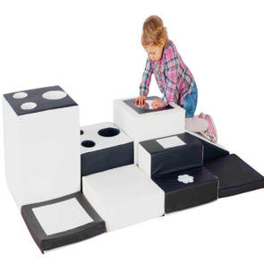 Soft Play Toddler Discovery Trail Set - Black & White Discovery Trail | Soft Adventure play Sets | www.ee-supplies.co.uk