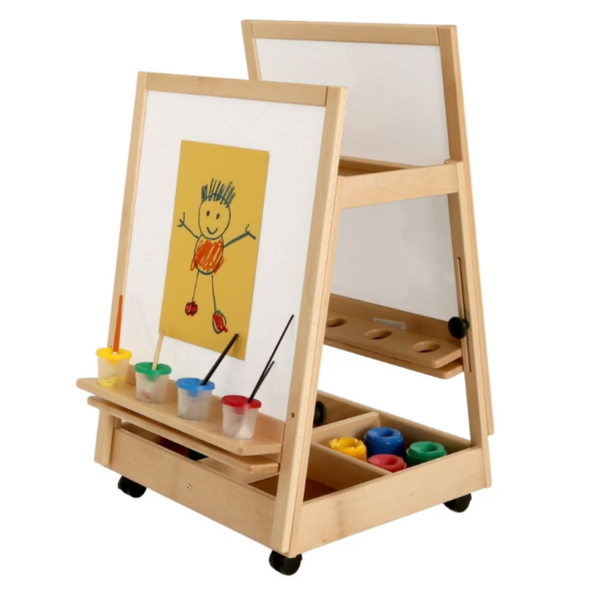 Double Reversible Adjustable Mobile Easel Double Reversible Adjustable Mobile Easel|  Easels | www.ee-supplies.co.uk