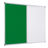 Aluminium Framed Dual Noticeboard Eco Noticeboard | Notice & Display Boards | www.ee-supplies.co.uk