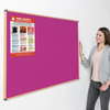 Shield® Aluminium Wood Effect Framed Noticeboards - Loop Nylon or Cork Eco Shield® Design Noticeboard - Colour Frame | Notice & Display Boards | www.ee-supplies.co.uk