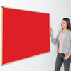 Shield® Aluminium Wood Effect Framed Noticeboards - Loop Nylon or Cork Eco Shield® Design Noticeboard - Colour Frame | Notice & Display Boards | www.ee-supplies.co.uk