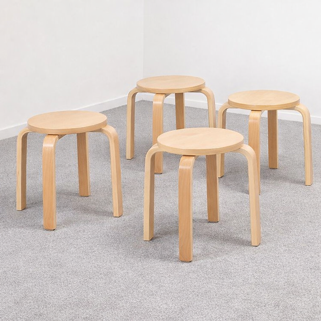 Eco Stackable Stools - Pack of 4 - H26cm | Seating | www.ee-supplies.co ...