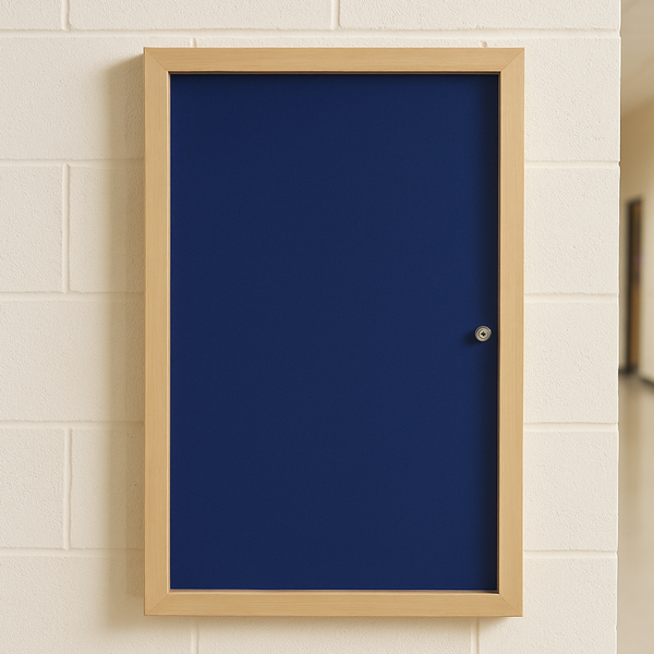 Wood Frame Tamperproof Noticeboard