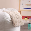 Eden Cable Knit Faux Fur Weighted Lap Pad Eden Cable Knit Faux Fur Weighted Lap Pad | www.ee-supplies.co.uk