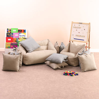 Eden Kids Woven Sofa, Armchair, Round Grab & Go Cushions Eden Kids Woven Sofa Bean Bag | Beanbags | www.ee-supplies.co.uk