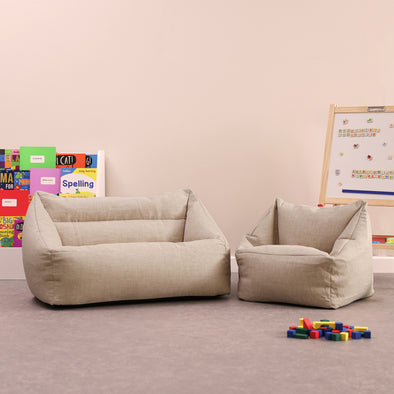 Eden Kids Woven Sofa & Armchair Bean Bag - Set Eden Kids Woven Sofa Bean Bag | Beanbags | www.ee-supplies.co.uk