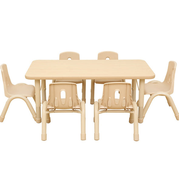 Elegant Height Adjustable Rectangular Table - 1200 x 600mm Elegant Height Adjustable Rectangular Table | School Table | www.ee-supplies.co.uk