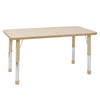 Elegant Height Adjustable Rectangular Table - 1200 x 600mm Elegant Height Adjustable Rectangular Table | School Table | www.ee-supplies.co.uk