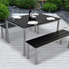 Enviro Eco Jet Black Outdoor Bench Enviro Eco Jet Black Outdoor Table | Gopak Outdoor | www.ee-supplies.co.uk