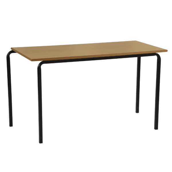 Essential Classroom Table - Crushbent - Bullnose Edge - Beech - 1200 x 600mm