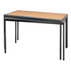 Essential Classroom Table - Fully Welded - Bullnose Edge - Beech - 1200 x 600mm Essential Classroom Table - Fully Welded - Beech |  www.ee-supplies.co.uk