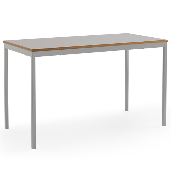 Essential Classroom Table - Fully Welded - Bullnose Edge - Grey - 1200 x 600mm