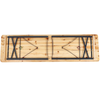 Festival Outdoor Wooden Folding Slimline Table - 6ft (180cm) x 1ft8 (50cm) Festival Outdoor Wooden Folding Table - 6ft (1800mm) x 1ft8 (500mm) | www.ee-supplies.co.uk