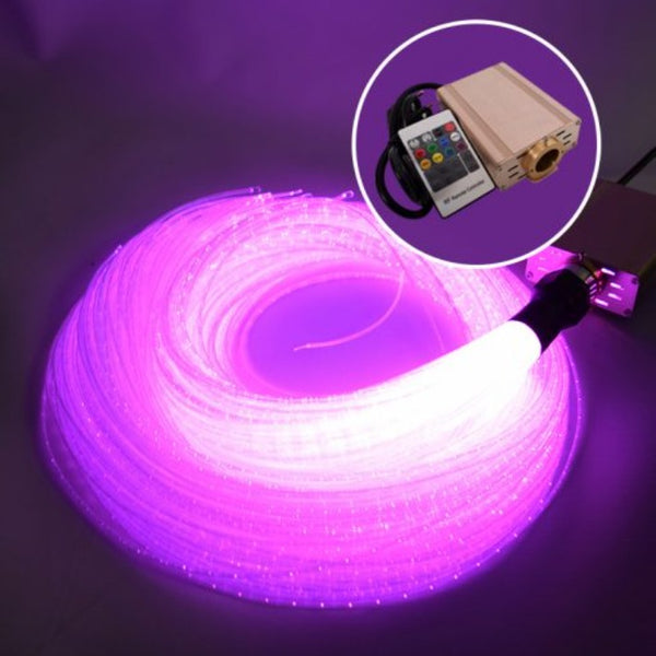 Fibre Optic Sensory Light System 16W Light Source + 100 x 1.5m Long Light Tails