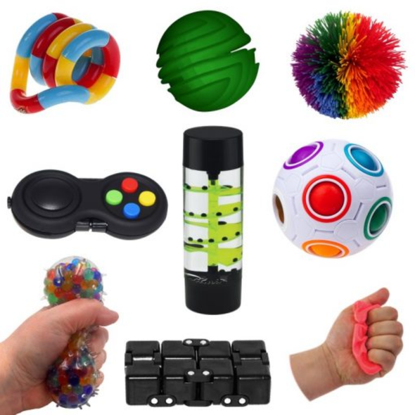 Fidget Set Sensory & Autism Children & Adults - 9 Pieces Fidget Set Sensory & Autism Children & Adults - 9 Pieces | www.ee-supplies.co.uk