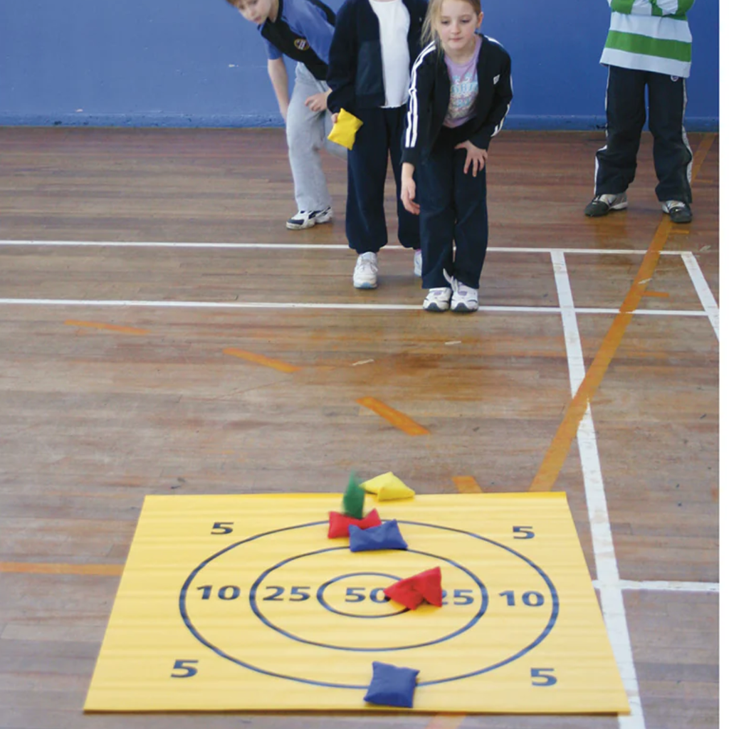 Target Floor Game Floor Target Toss + Beanbags | Motor Skills | www.ee-supplies.co.uk ...