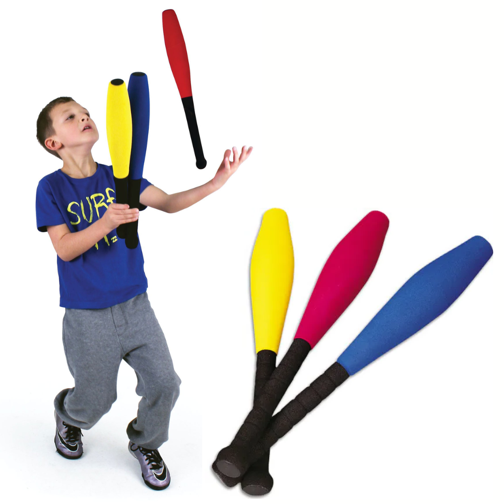 Foam Juggling Clubs | www.ee-supplies.co.uk– Educational Equipment Supplies