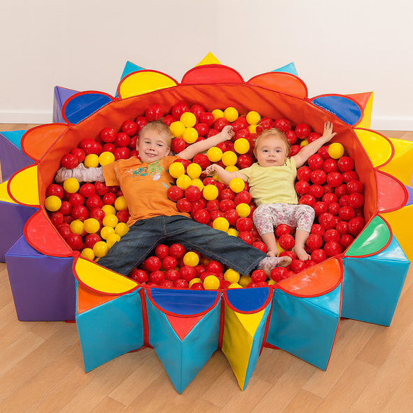 Soft Play Childrens Extendable Soft Sided Ball Pool Fold Away Ball Pool | Sensory Ball Pools | www.ee-supplies.co.uk