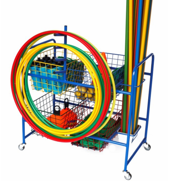 Four Basket Storage Trolley Four Basket Storage Trolley | Sports Storage | www.ee-supplies.co.uk