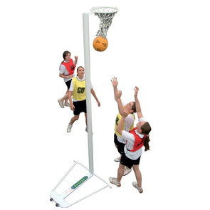 Freestanding Wheelaway Competition Netball Posts  x 2 Freestanding Wheelaway Competition Netball Posts Pair  | www.ee-supplies.co.uk