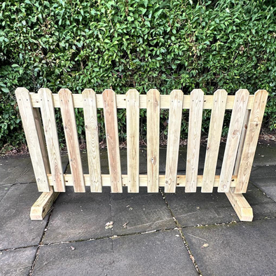 Freestanding Wonky Wooden Fence (Set of 4) Freestanding Wonky Wooden Fence (Set of 4) | ee-supplies.co.uk