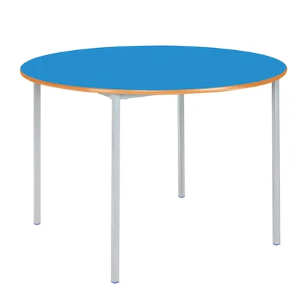 Value Fully Welded Round Classroom Tables - Bullnose Edge | Educational ...