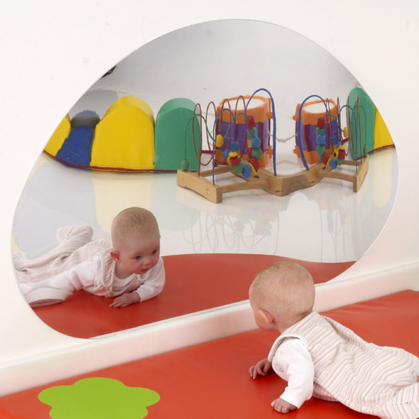 General Purpose Semi-circular Safety Nursery Mirror 1000 X 500mm General Purpose Semi-circular Plastic Safety Nursery Mirror | Reflections | www.ee-supplies.co.uk