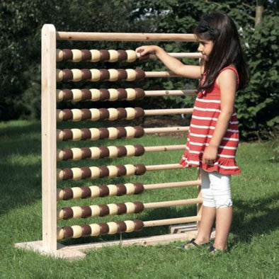 Giant Abacus in Natural Wood Educational Equipment Supplies