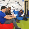 Giant Secondary Bean Bag Floor Cushions - Educational Equipment Supplies