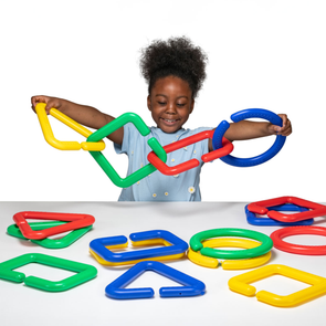 Giant Linking Plastic Shapes Activity Set Giant Linking Plastic Shapes Activity Set | Construction | www.ee-supplies.co.uk
