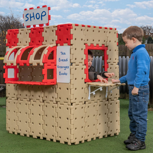 Giant Polydron Build-A-Shop - 83 Pieces Giant Polydron Build-A-Shop - 83 Pieces | Polydron |  www.ee-supplies.co.uk