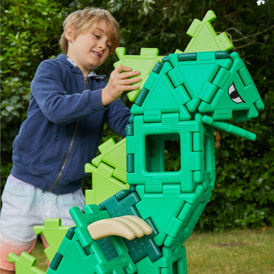 Giant Polydron Dinosaur - 130 Pieces Giant Polydron Dinosaur - 130 Pieces | Polydron |  www.ee-supplies.co.uk