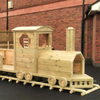 Giant Wooden Train & Carriage Set Giant Wooden Train & Carriage Set | www.ee-supplies.co.uk