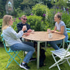 Gopak Enviro Slatted Round Outdoor Table - D1000mm Gopak Enviro Slatted Round Outdoor Table - D1000mm | Gopak Outdoor | www.ee-supplies.co.uk