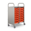 Callero® Grantnells  Plus Trolley - 16 Shallow Trays Gratnells Callero®  Plus Trolley - 24 Shallow Trays | School Trolley Storage | www.ee-supplies.co.uk