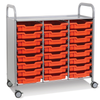 Callero® Grantnells  Plus Trolley - 24 Shallow Trays Gratnells Callero®  Plus Trolley - 24 Shallow Trays | School Trolley Storage | www.ee-supplies.co.uk