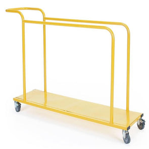 Gym Time Vertical Mat Set Trolley Yellow Gym Set Mat Trolley | Sports Storage | www.ee-supplies.co.uk