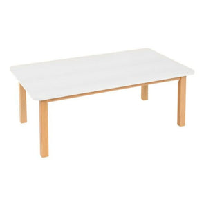 KEB Rectangular Table White Top W960 x D690mm KEB Table Rectangular White Top W960 x D690mm | www.ee-supplies.co.uk