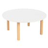 KEB Round Table White Top D1000mm KEB Table Round White Top D1000mm | www.ee-supplies.co.uk