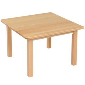 Solid Beech Nursery Table - Square W690 x D690mm Solid Beech Nursery Table - Square W690 x D690mm | www.ee-supplies.co.uk