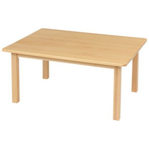 Solid Beech Nursery Rectangular Table - W960 x D690mm Solid Beech Nursery Table - W960 x D690mm | www.ee-supplies.co.uk