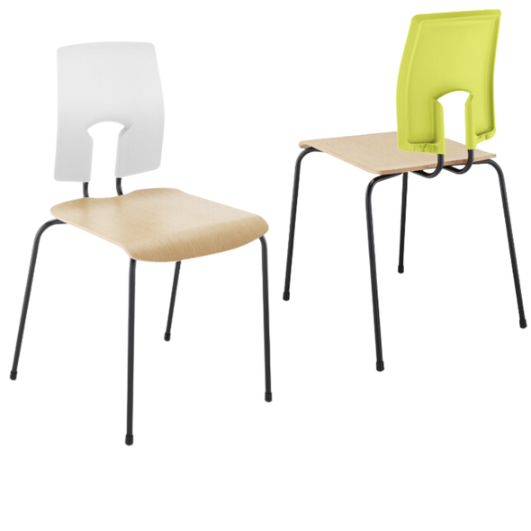 Hille SE Chair Polished Ply Wooden Seat Hille SE Polished Wood Chair | Wooden Seat Chair | www.ee-supplies.co.uk