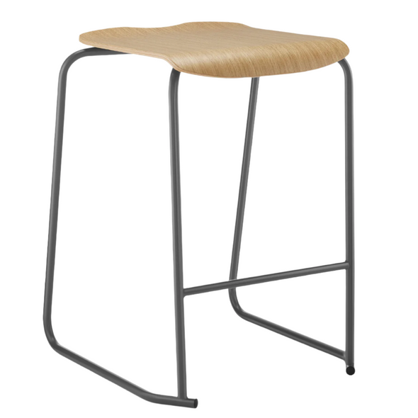 Hille SE Skid Base Stool - Plywood Seat Hille SE Skid Base Stool - Plywood Seat| School Lab Stools | www.ee-supplies.co.uk