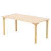 Solid Beechwood Nursery Table - Rectangular Solid Beechwood Table | Rectangular | www.ee-supplies.co.uk