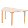 Solid Beechwood Nursery Table - Trapezoid Solid Beechwood Table | Trapezoidal | www.ee-supplies.co.uk